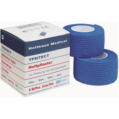 YPSITECT Heftpflaster Blau | 3cm x 5m