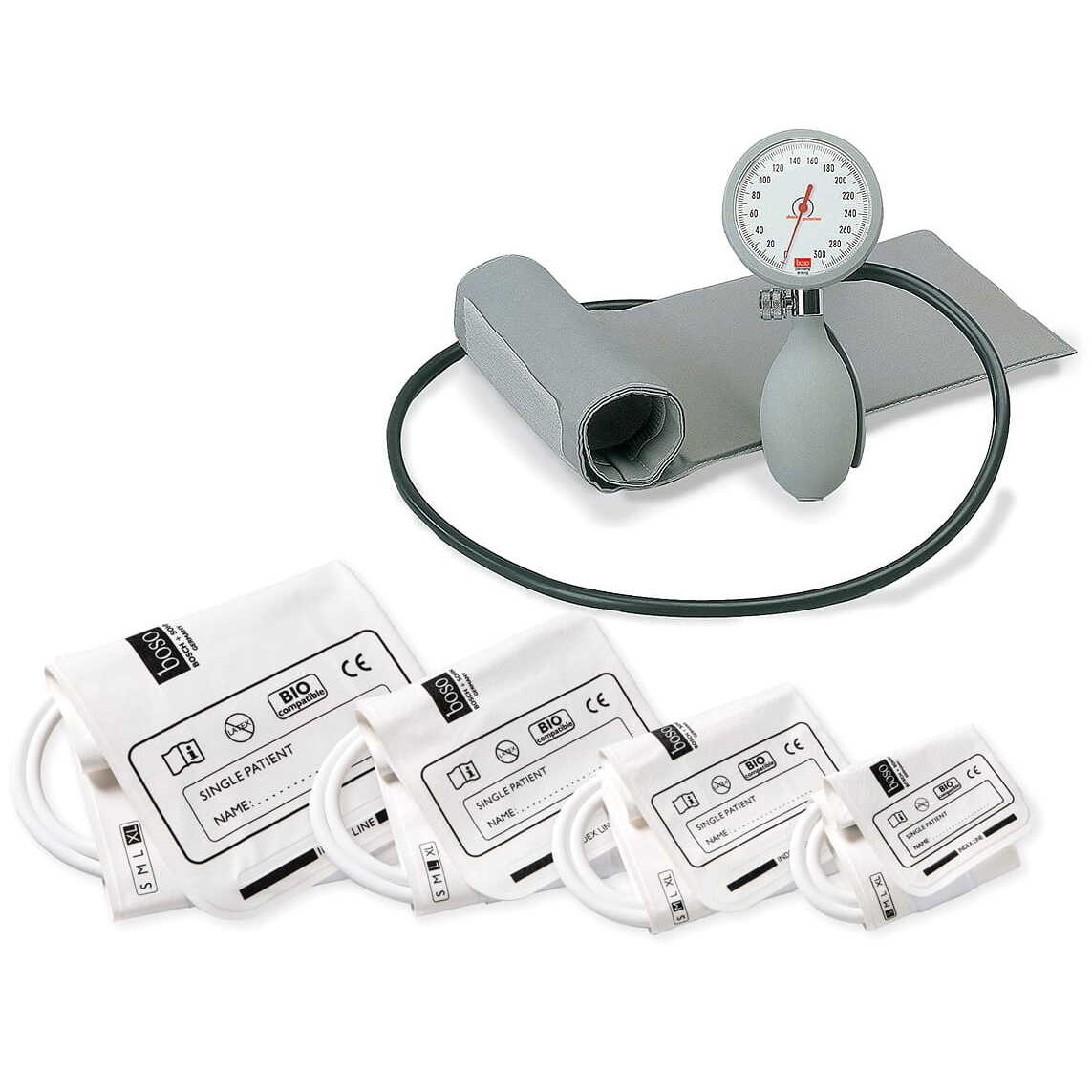 BOSO KI Blutdruckmessgeräte-Set | Manschettengröße S bis XL