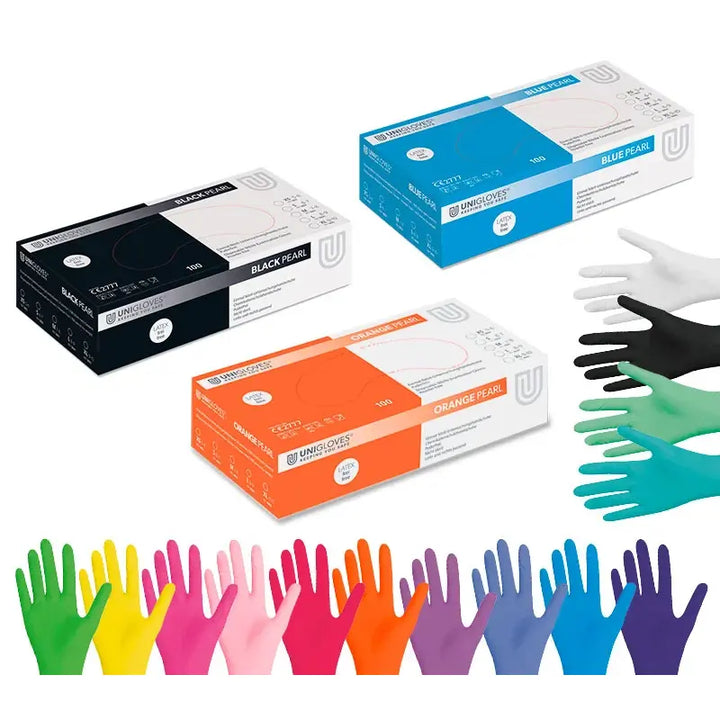 UNIGLOVES Pearl Nitril Einmalhandschuhe | versch. Größen und Farbe