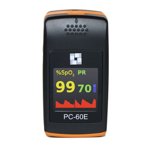 PC-60E Fingerpulsoximeter Professional SET | Fingersensor Kind
