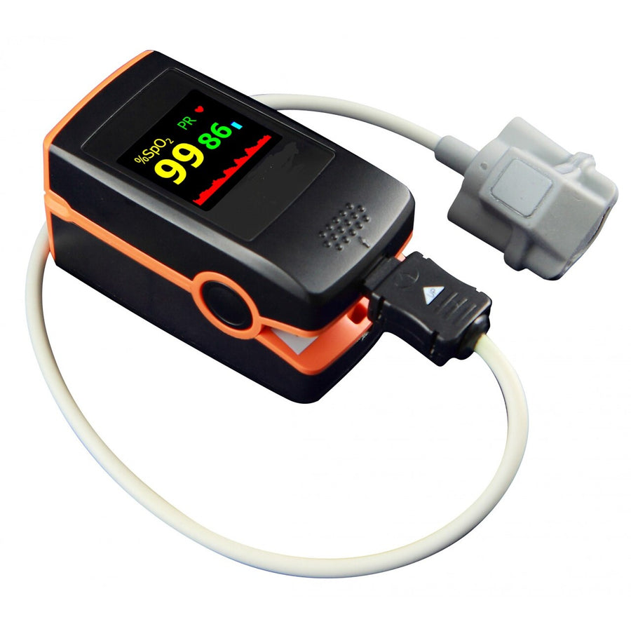 PC-60E Fingerpulsoximeter Professional SET | Soft-Sensor Kinder