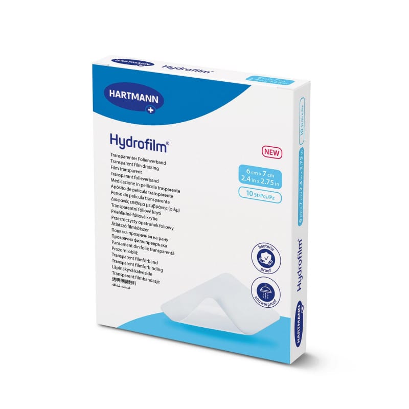 Hydrofilm® Transparentverband | 6 x 7 cm | 10 Stück
