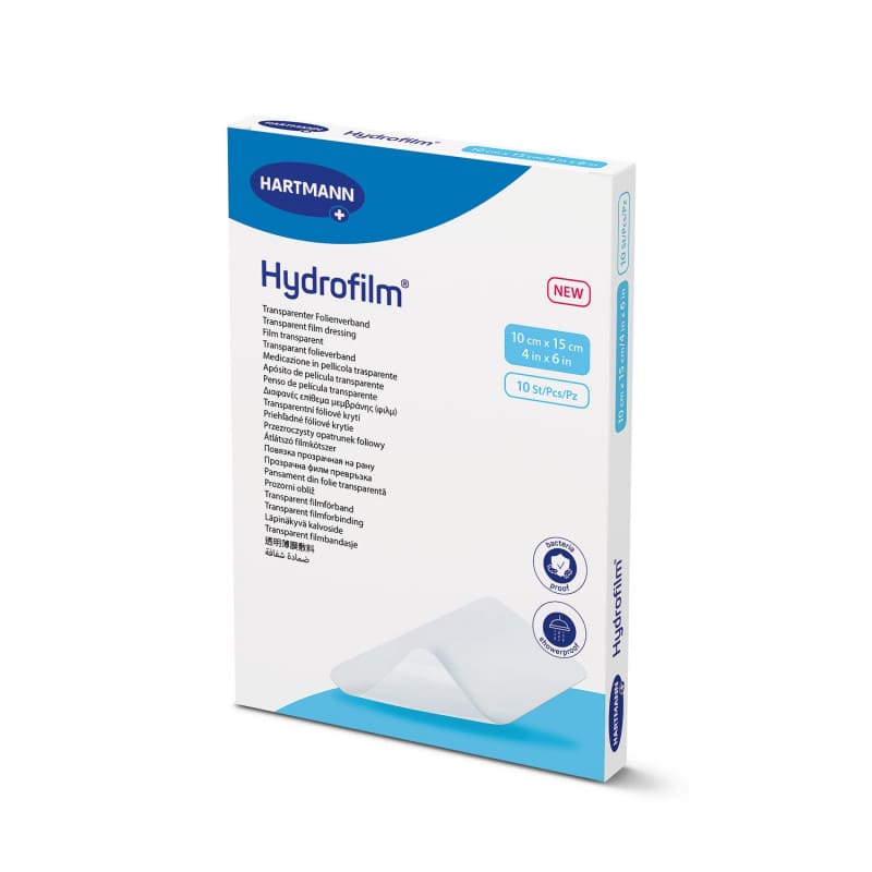 Hydrofilm® Transparentverband | 10 x 15 cm | 10 Stück