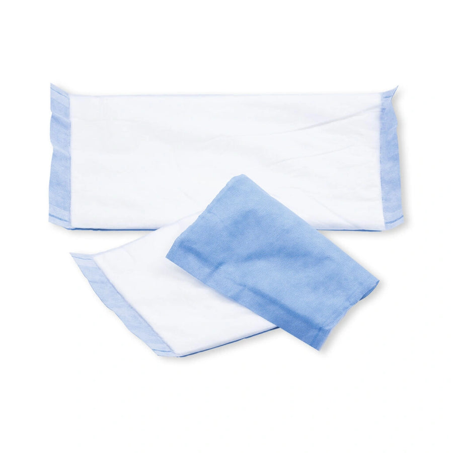 BEESANA Saugkompressen steril  | 20cm x 20cm  | 30 Stk. | weiss/blau