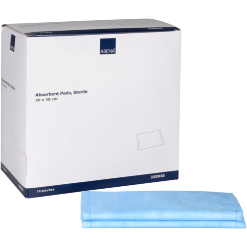 ABENA Saugkompressen steril 400gsm | 20 cm x 40 cm | 15 Stk.