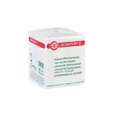 100 Stk Vlieskompressen 4-lagig NOBATOP 8 von Nobamed 10 cm x 20 cm - 854021
