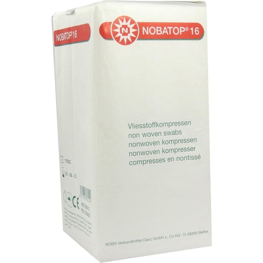 100 Stk Vlieskompressen 8-lagig NOBATOP 16 von Nobamed 5 cm x 5 cm - 858005