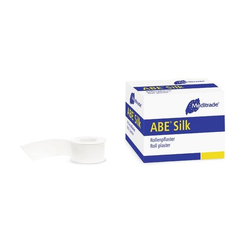 ABE Silk Rollenpflaster aus Kunstseide | 2.5 cm x 9.14 m | 1 Rolle