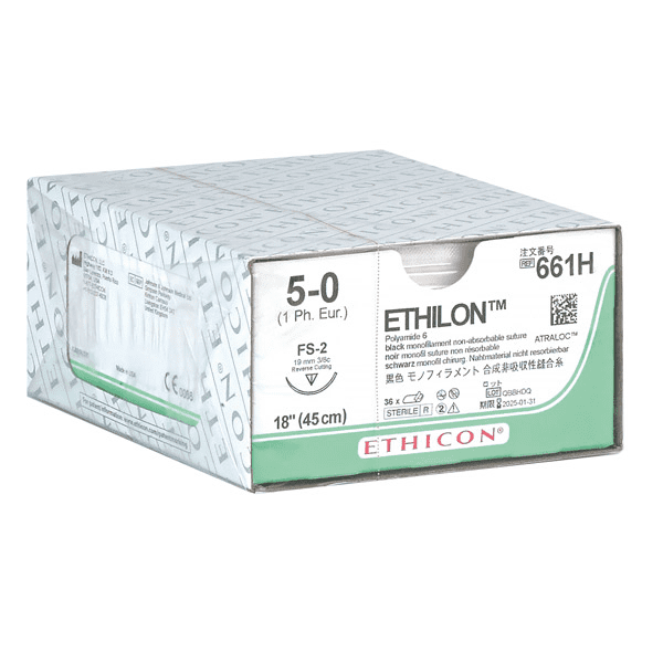 Nahtmaterial Ethilon | Größe 5-0