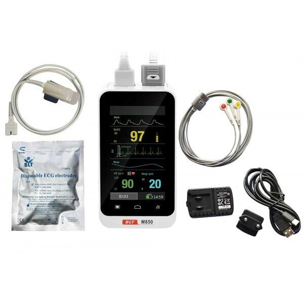 M850 Biolight Pulsoximeter EKG Monitor Set